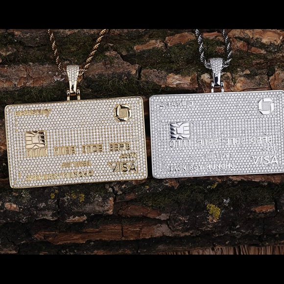Custom made credit card pendant list name you want on it below! Ready in 13 days - Picture 6 of 16